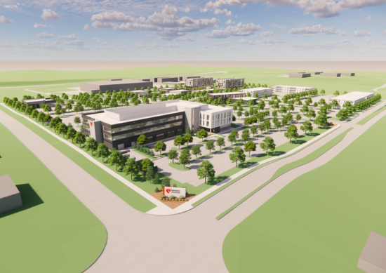 3D rendering of Gretna Landing development