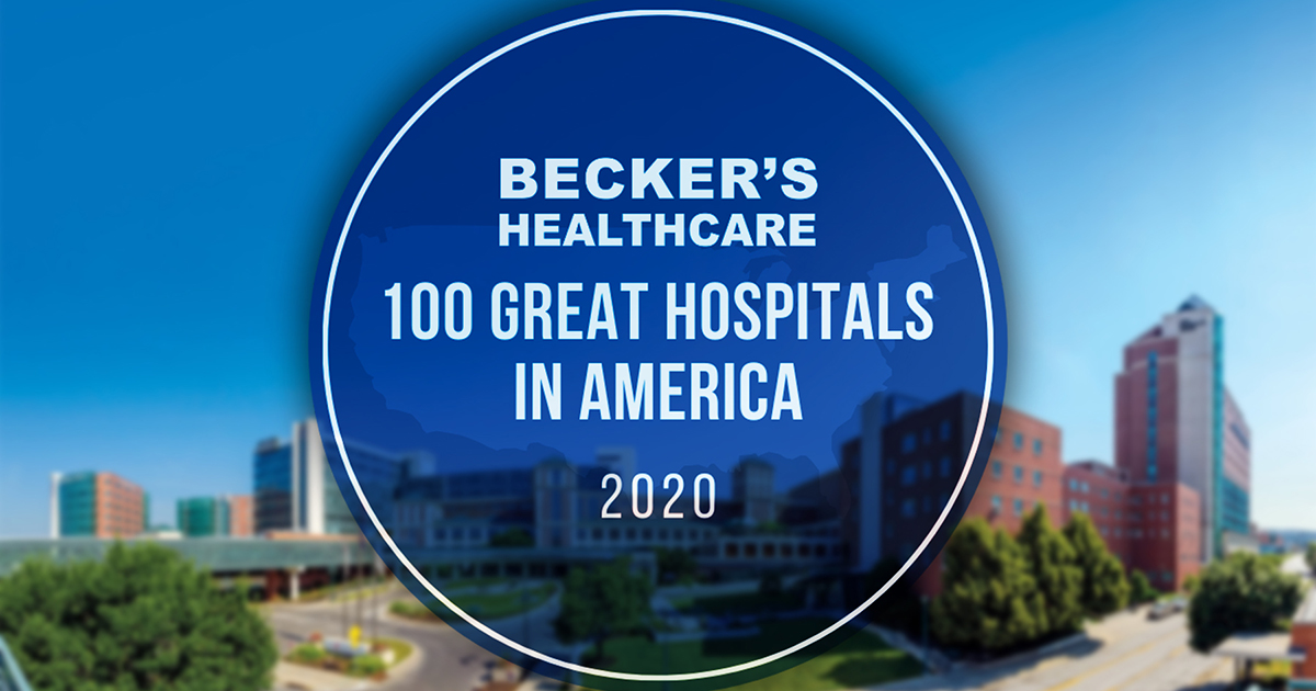 Becker's Healthcare 100 Great Hospitals in America