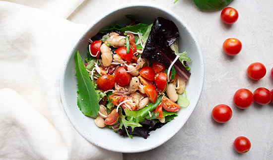 Heart healthy recipe: Bruschetta salad with white beans | Nebraska ...