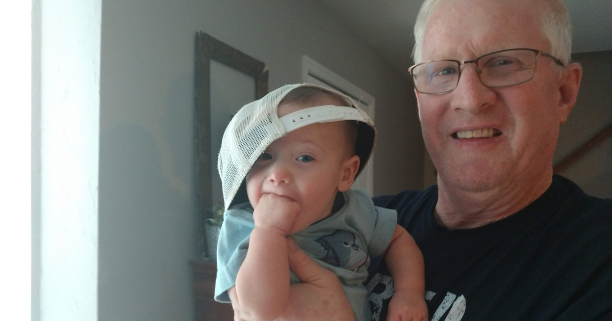 Matt Wentz, with his grandson