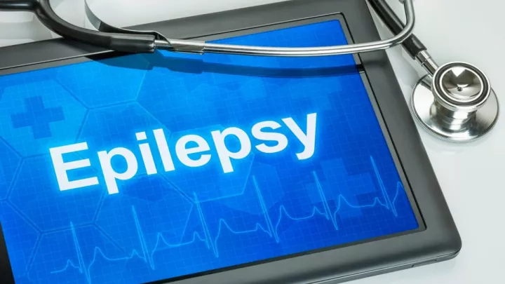 Tablet that says epilepsy